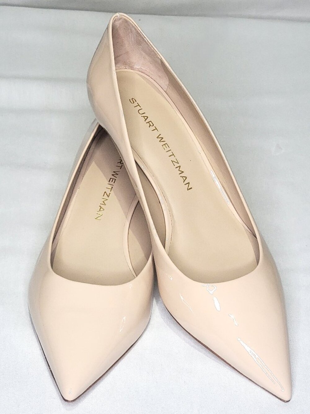 Stuart Weitzman Power 50 Kitten Heels Pump Size 40